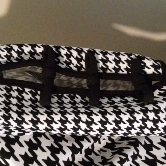 SHELBY & PALMER BLACK & WHITE HOUNDSTOOTH DRESS SIZE 6 - Picture 2 of 10